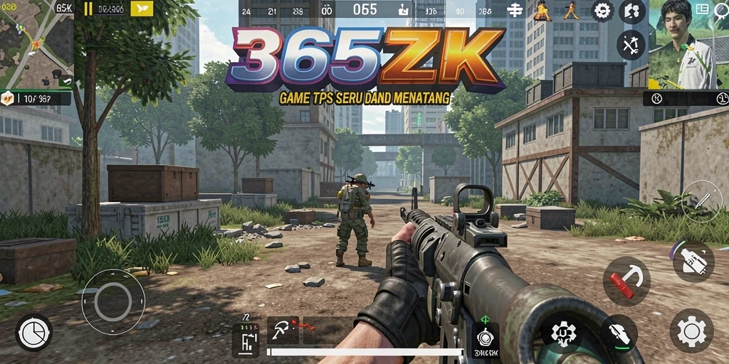 Tampilan gameplay seru di 365ZK dengan aksi yang intens.