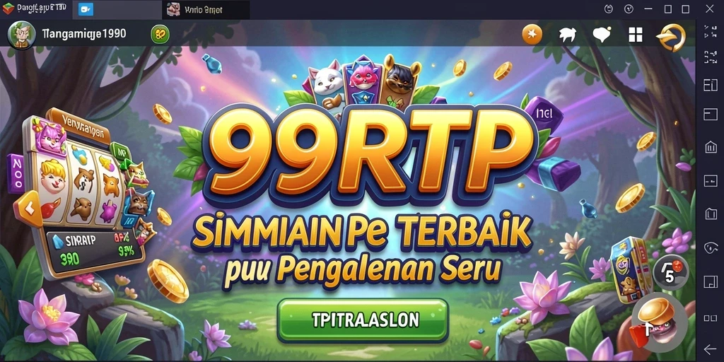 Screenshot gameplay 99RTP menampilkan simulasi yang seru dan interaktif.