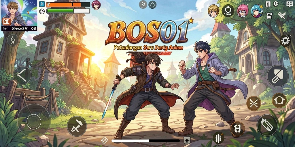 Tampilan gameplay seru dari BOS01 yang menarik perhatian.