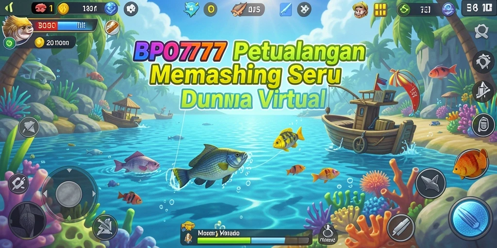 Tangkapan ikan yang besar dan indah dalam gameplay BPO777.