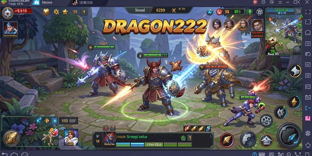 Tampilan gameplay seru di DRAGON222 dengan strategi yang mendalam.