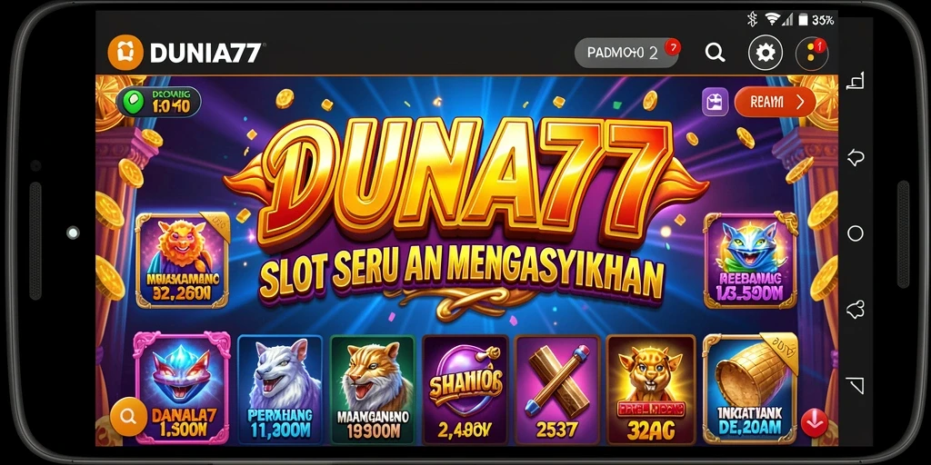 Tangkap momen seru saat bermain DUNIA77 dengan jackpot yang menanti!