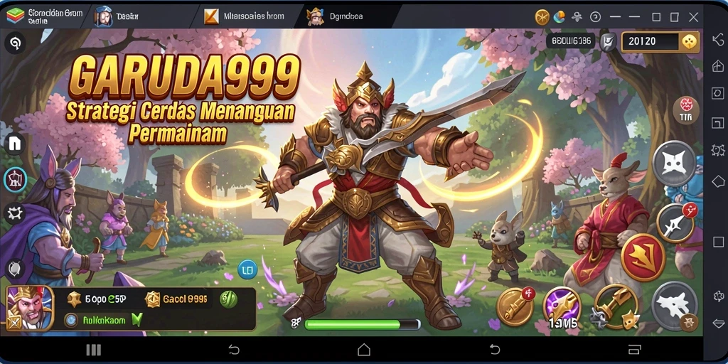 Tampilan gameplay strategis yang menegangkan dan penuh tantangan.