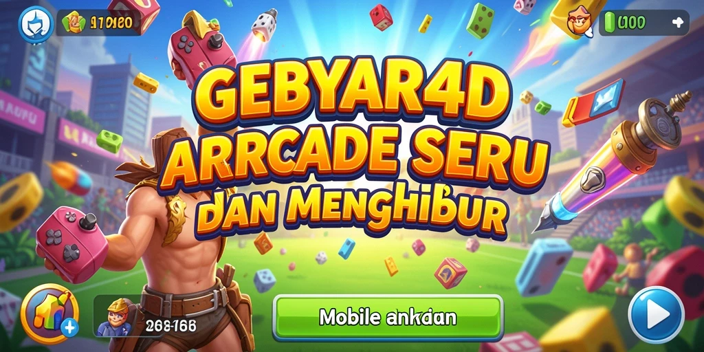 Tampilan gameplay seru GEBYAR4D yang menantang.