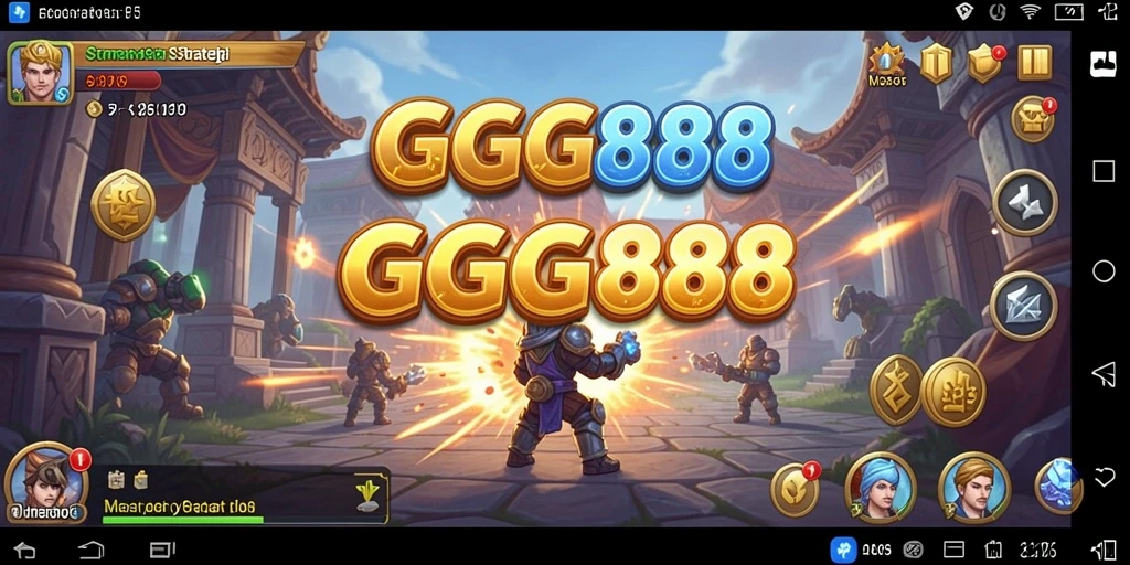 Tampilan gameplay GGG888 yang menarik dan menantang.