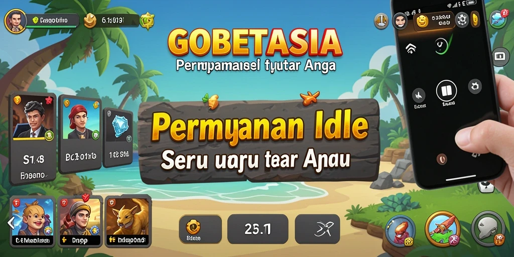 Tampilan menarik dari gameplay Idle GOBETASIA yang mengasyikkan.
