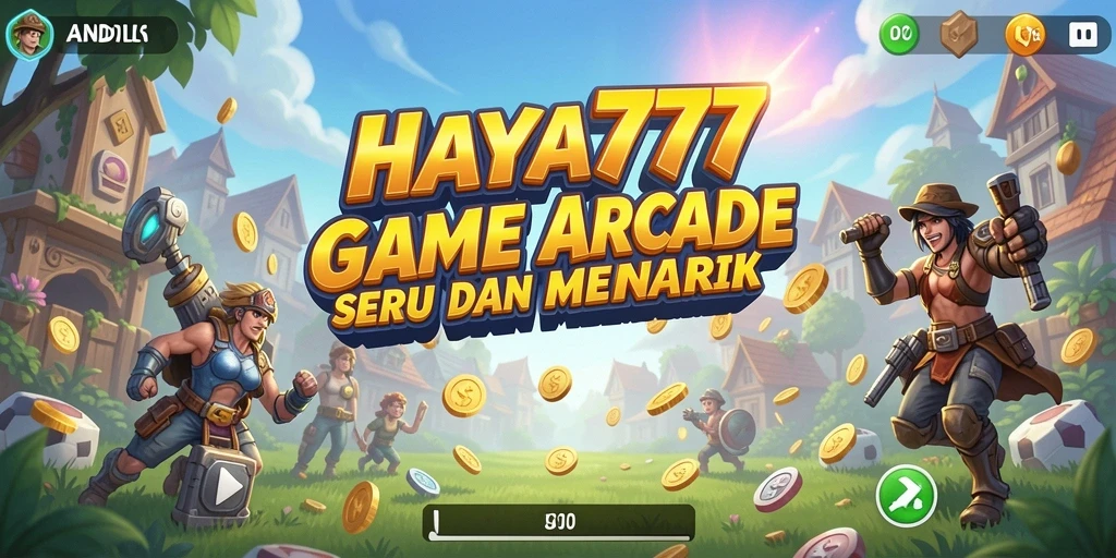Tampilan gameplay HAYA777 dengan karakter dan level yang menarik.