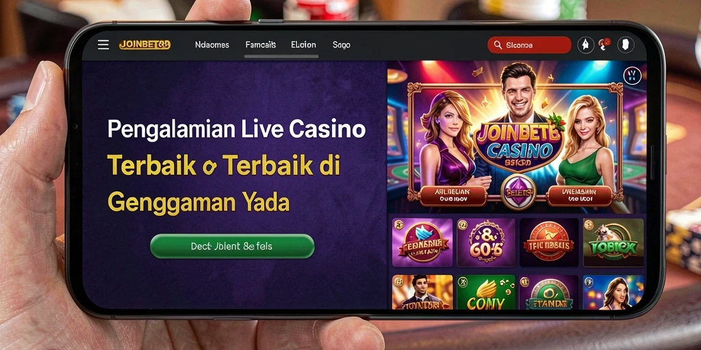 Gameplay seru dan interaktif di JOINBET88 Live Casino.