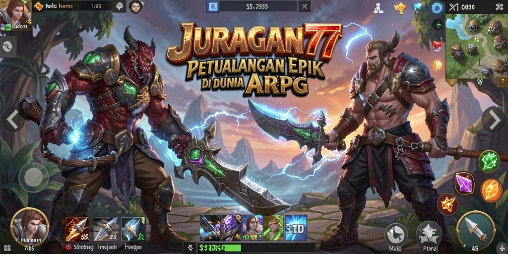 Tampilan gameplay JURAGAN77 yang seru dan menantang.