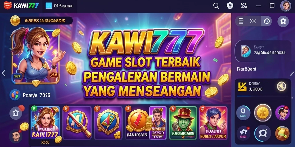 Gameplay KAWI777 yang menampilkan putaran Slot yang mengasyikkan.
