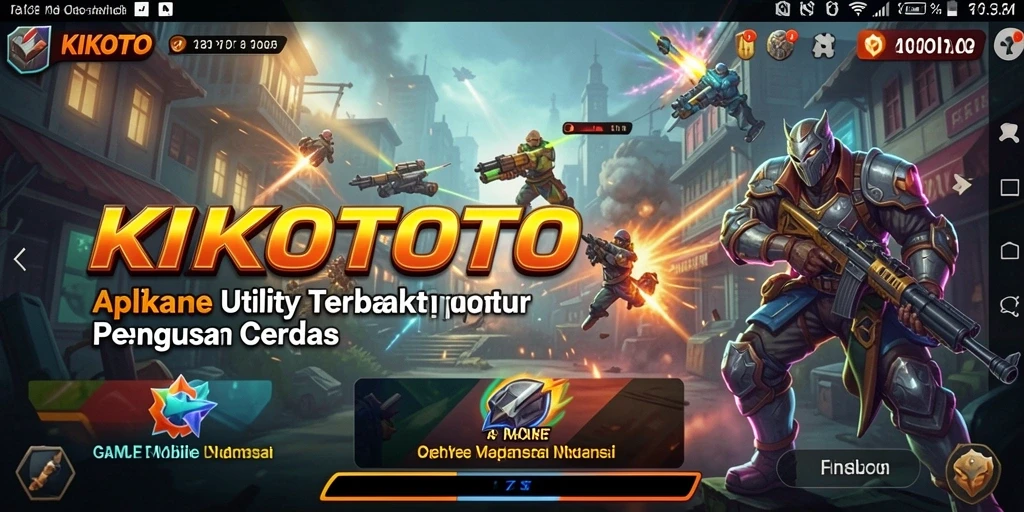 Tampilan antarmuka KIKOTOTO yang user-friendly dan mudah digunakan.