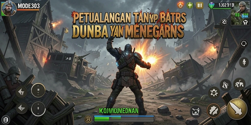 Screenshot gameplay MODE303 menampilkan aksi petualangan yang mendebarkan.