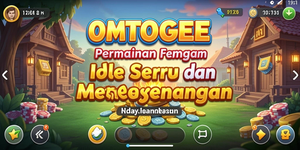 Screenshot gameplay OMTOGEL menunjukkan pengalaman seru bermain Idle.