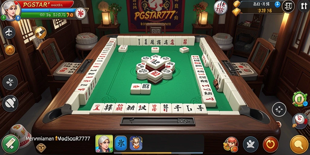 Tampilan menarik dari gameplay Mahjong di PGSTAR777 yang memukau.