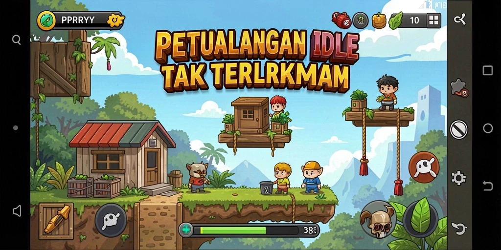 Tampilan gameplay PPRRYY yang santai dan menarik.