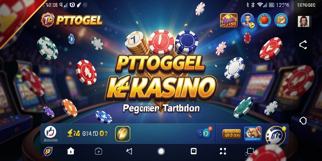 Tampilan menarik dari gameplay PTTOGEL dalam aplikasi Kasino.