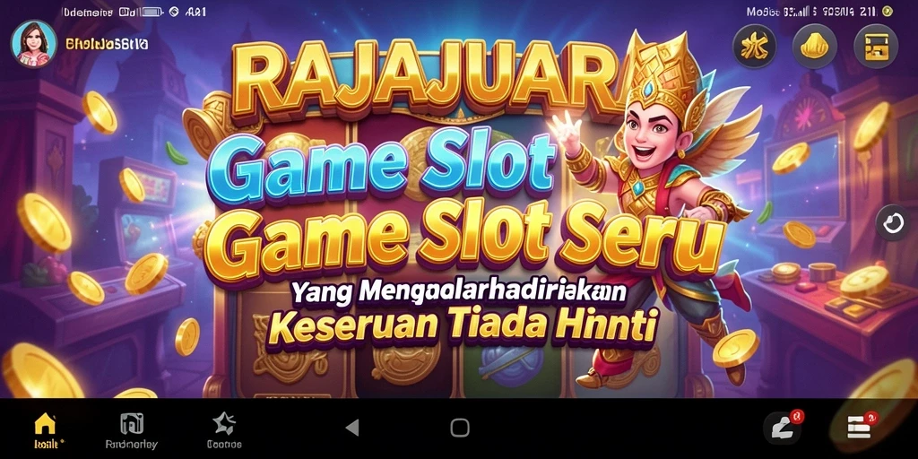 Tampilan menarik gameplay RAJAJUARA dengan efek visual yang memukau.