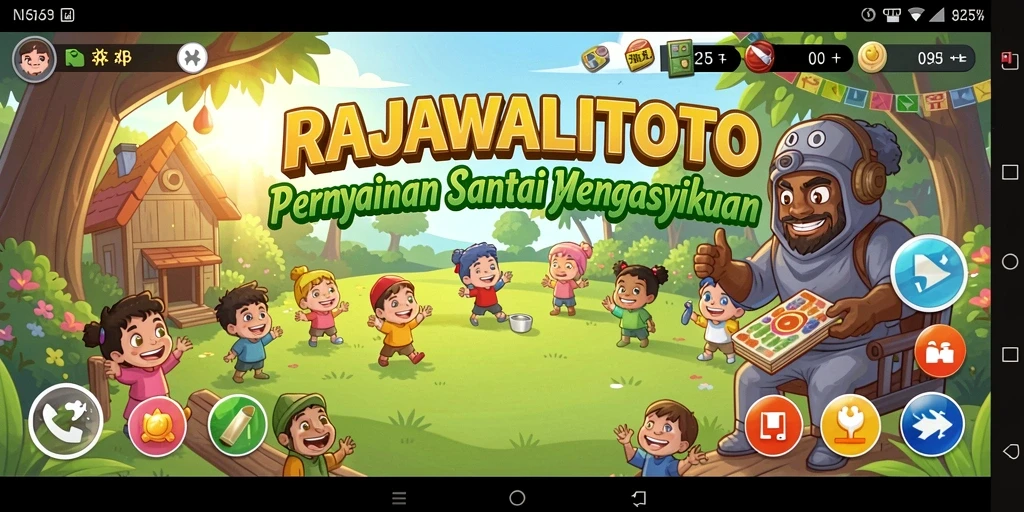 Tampilan gameplay RAJAWALITOTO yang menarik dan seru.
