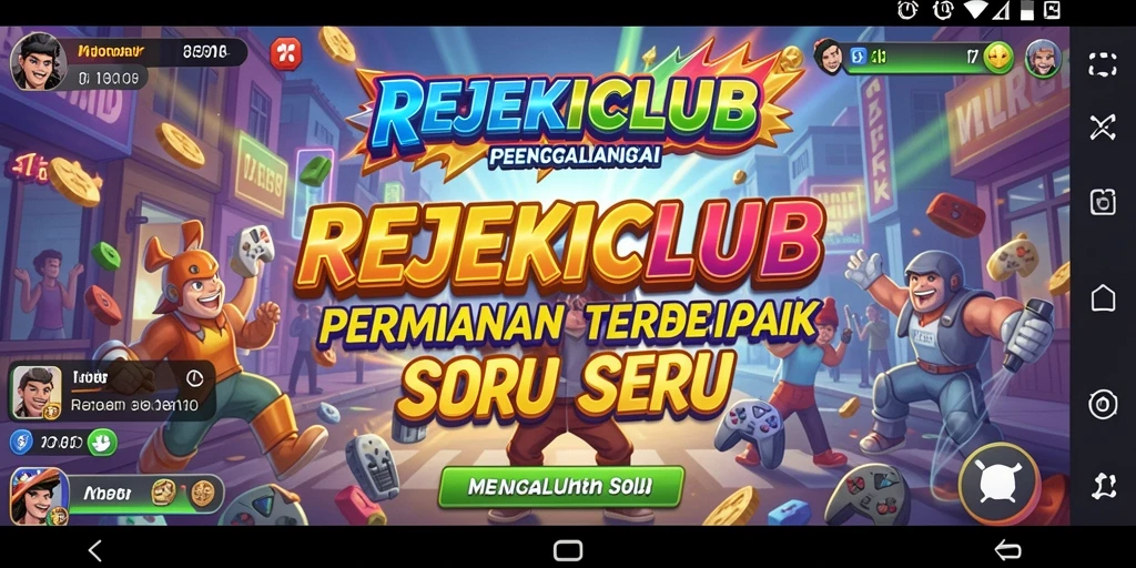 Tampilan gameplay seru dan menarik dari REJEKICLUB.