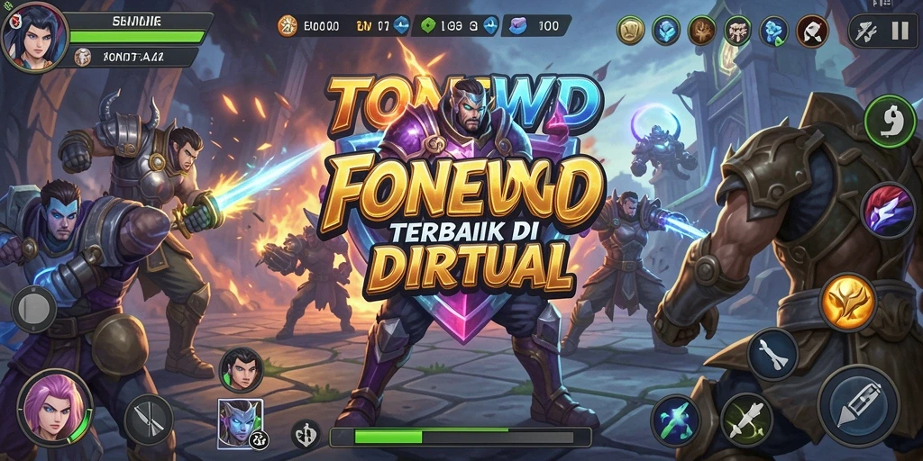 Tampilan gameplay TONGWD dengan aksi pertarungan yang menegangkan.